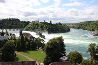 2. Standort, Blick zum Rheinfall