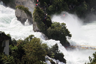 Zoom auf die Rheinfallfelsen