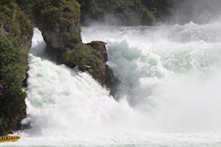 Zoom auf einen Teil des Rheinfalls