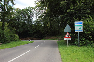 in der Schweiz, Abfahrt vom Rauhenberg nach Ramsen