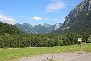 zwischen Mellau und Enge, Blick talaufwärts …