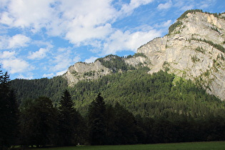 Westflanke der Mittagsfluh, Blick auf den nördlichen Teil …