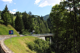 zwischen Unterboden und Schröcken, Brücke über den Schröckbach