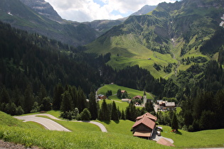 … und Blick auf Schröcken