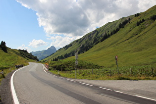 … und Blick auf Wasserkluppe und Hochkünzelspitze dahinter