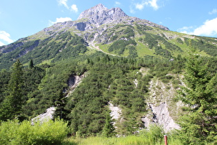 … und Blick auf das Omeshorn