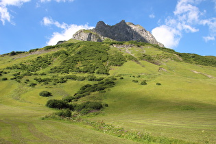 Blick auf die Vordere Hasenfluh, …