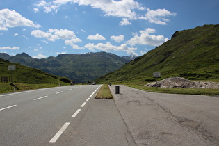 Flexenpass, Passhöhe, Blick zur Verwallgruppe