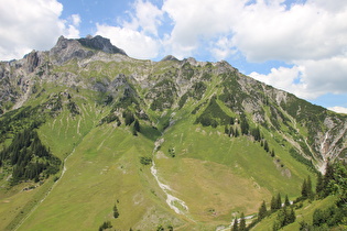 … Blick auf die Erzbergspitze …