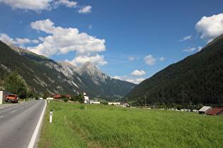 … Blick talabwärts zur Eisenspitze …