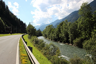 … und Blick flussaufwärts