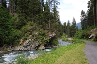 etwas weiter, Blick flussabwärts