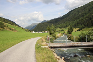 … und Blick flussabwärts