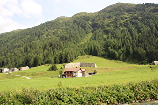 Blick auf einen Lawinenkeil