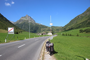 Westrand von Galtür, Blick zur Ballunspitze