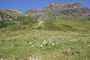 Blick auf einen nördlichen Zufluss des Vermuntbachs