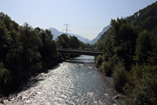 … und Blick flussaufwärts