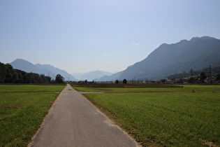 zwischen Nenzing und Frastanz, Blick nach Ostsüdosten, …