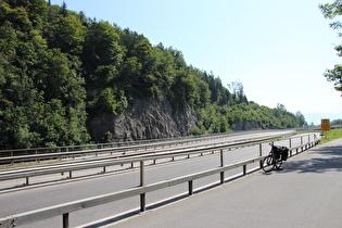 im Talausgang östlich von Feldkirch, Blick talaufwärts