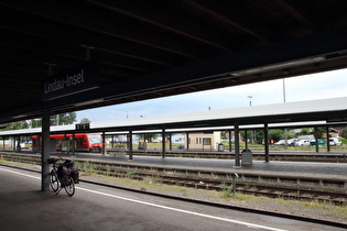 Tourende in Lindau-Insel