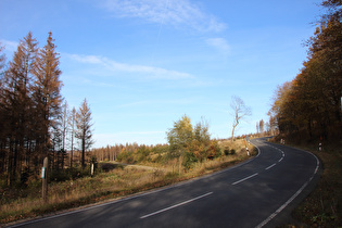 unterhalb der S-Kurve, Blick bergauf