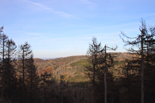 Blick auf die Lerchenköpfe bei Torfhaus