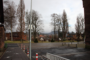 Blick vom Bahnhof über Stadtoldendorf nach Nordosten