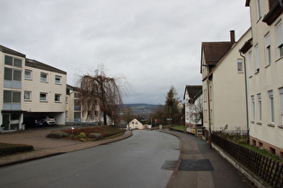 in Holzminden, Blick Richtung Köterberg