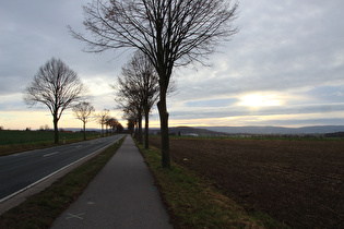 zwischen Northen und Everloh, Blick auf Gehrdener Berg und Deister …