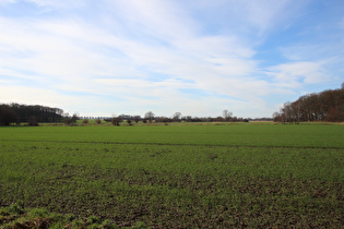 südlich von Velber, Blick nach Westen