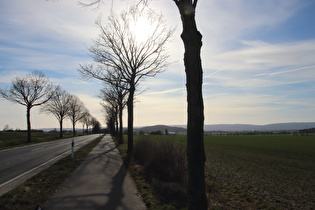 … Blick auf Gehrdener Berg und Deister …