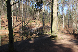 der Blanketeich mit Staumauer