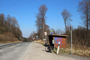 Nienstedter Pass, Passhöhe, Blick nach Nordosten, …