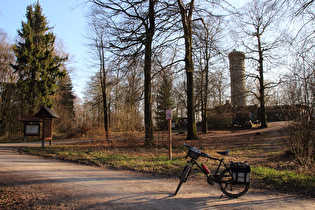 Blick zum Nordmannsturm auf dem Reinekensiekskopf …