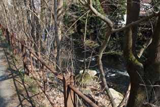 … und Blick flussabwärts