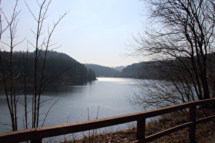 Okertalsperre, Blick zur Vorsperre