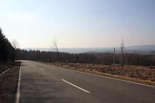 oberhalb der S-Kurve, Blick nach Westen …