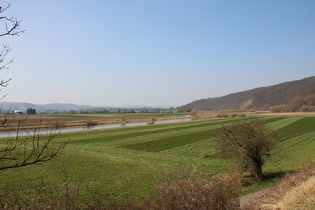 im Wesertal nördlich von Bodenwerder, Blick nach Nordwesten