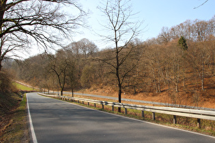 Blick von oben in die Kehre