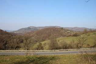 oberhalb der obersten Kehre, Blick nach Norden