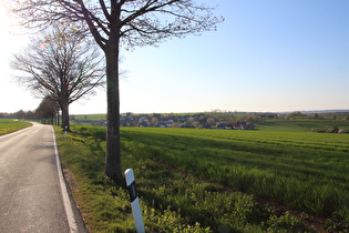 Abfahrt nach Bad Pyrmont, Blick über Kleinenberg …