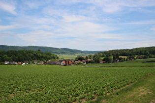 … und Blick über Oelkassen auf Ith und Hils