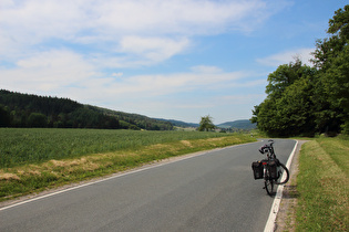 am Hainberg, Blick nach Nordwesten …