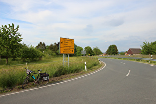 5. Sattelpunkt der Tour westlich von Ottenstein, Blick auf Ottenstein