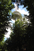 Kammweg, Blick nach Südosten zum Fernmeldeturm Barsinghausen