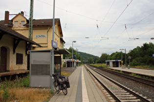 Tourstart in Sontra, Blick nach Norden