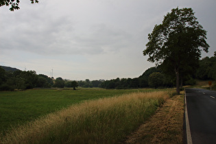 Regen zwischen Sontra und Weißenhasel, Blick nach Nordwesten, …