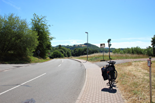 erster Sattelpunkt der Etappe: Hofmülchen; Blick nach Südosten …