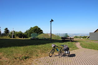 „Dach der Tour“: Großer Inselsberg; Blick nach Norden ins Thüringer Becken