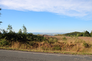 oberhalb des Hartstein-Tagebaus, Blick nach Norden